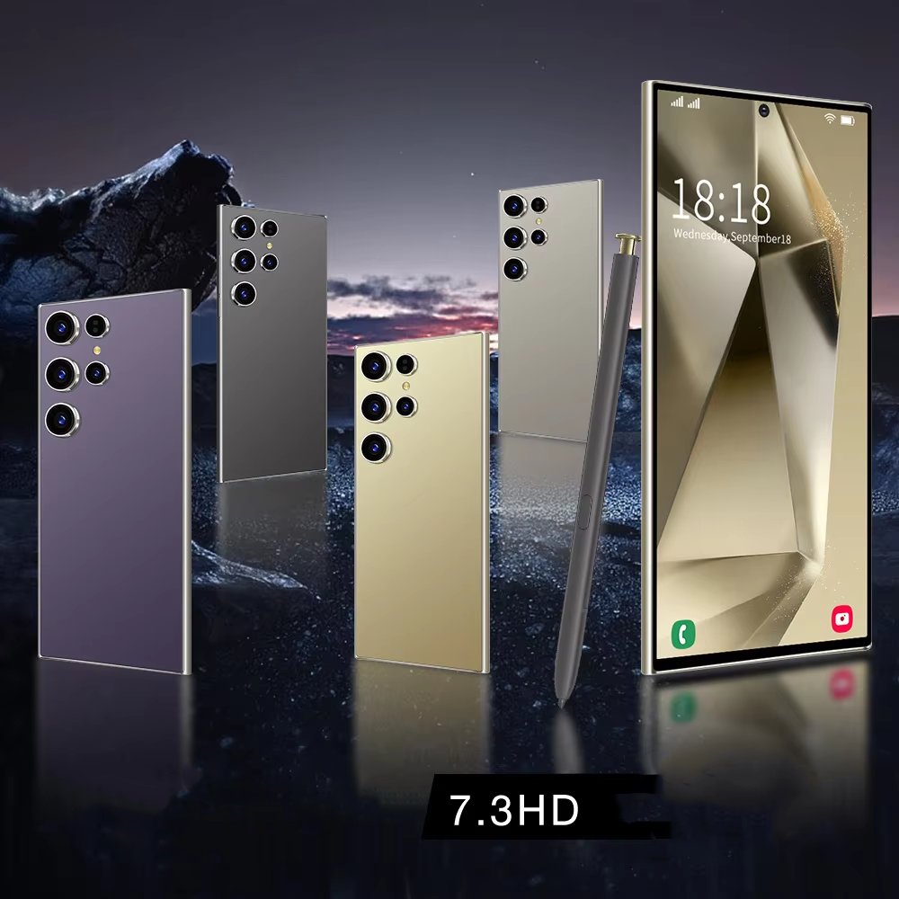 Mobile phone true 4G Android 11 built-in pen 7.3 large screen 13 million pixels (2+16) Octa-core